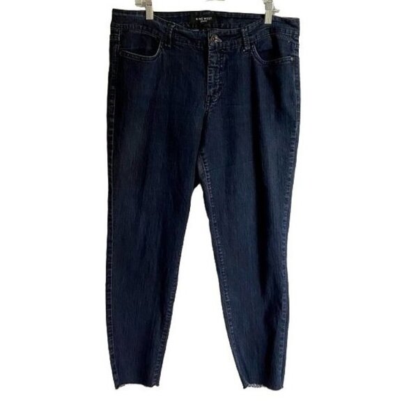 Nine West Denim - Nine West Frayed Hem Jeans Size 16
